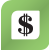 dollar sign icon